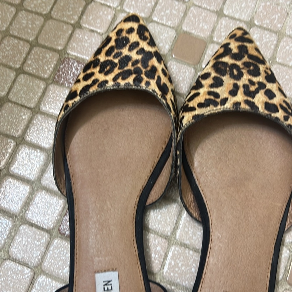 Steve Madden calf hair leopard shoes size 9.5 - Picture 2 of 7